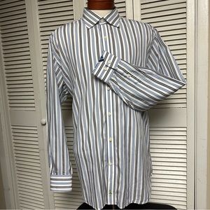 Tailorbyrd Size XXL Long Sleeve Dress Shirt Flip Cuffs